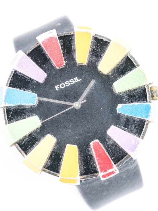 Fossil JR-7519 Genuine Leather Band Quartz Analog Women\'s Watch New Battery main image 7